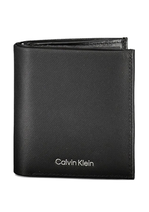 Calvin Klein textured bifold wallet - Black
