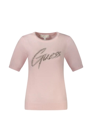 GUESS USA logo-embroidered sweater - Pink