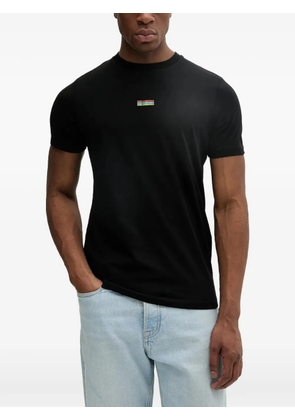 Karl Lagerfeld logo-appliqué T-shirt - Black