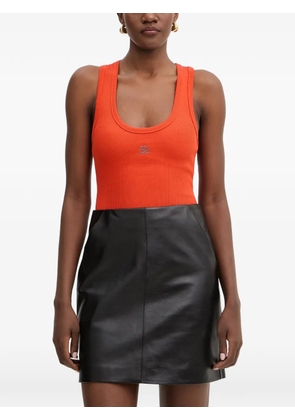 Karl Lagerfeld K/Autograph ribbed tank top - Orange