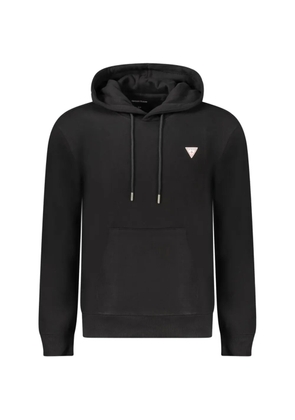 GUESS USA logo-patch hoodie - Black