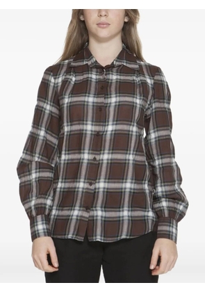 Gant plaid pattern shirt - Brown