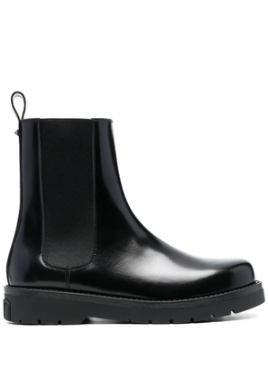 Valentino Garavani leather Chelsea boots - Black
