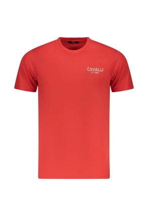 Cavalli Class logo-print T-Shirt - Red