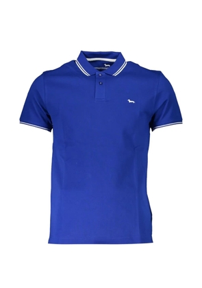 Harmont & Blaine logo-embroidered polo shirt - Blue