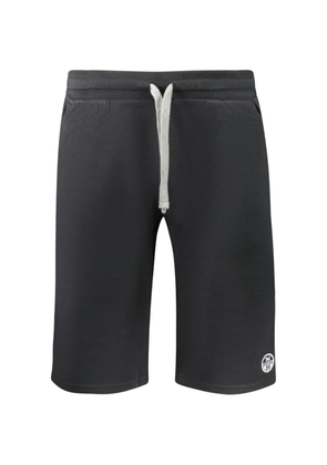 North Sails logo-detail track shorts - Black