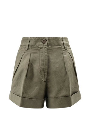 ASPESI pleated shorts - Green
