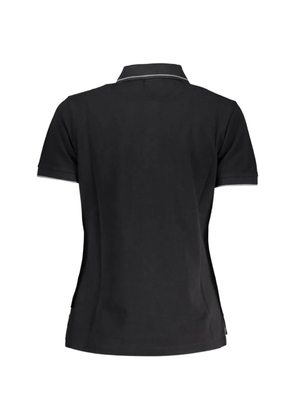 Napapijri logo-patch polo shirt - Black