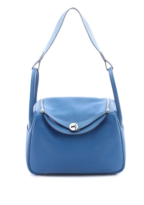 Hermès Pre-Owned 2012 Clemence Lindy 30 shoulder bag - Blue