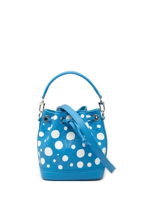 Louis Vuitton Pre-Owned 2021-2026 Yayoi Kusama Monogram Giant Empreinte Infinity Dots Nano Noe bucket bag - Blue