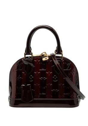 Louis Vuitton Pre-Owned 2011 Monogram Rayures Vernis Alma BB satchel - Purple