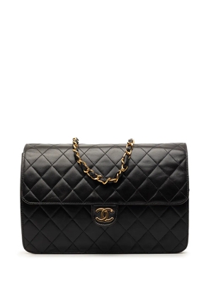 CHANEL Pre-Owned 1997-1999 Medium CC Quilted Lambskin Single Flap shoulder bag - Black