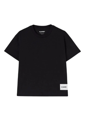 Jil Sander logo-patch T-shirt - Black