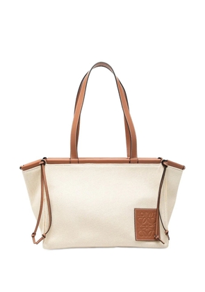 Loewe Pre-Owned 2021 Small Canvas Cushion tote bag - Brown