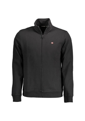 Napapijri zip-up high-neck sweatshirt - Black