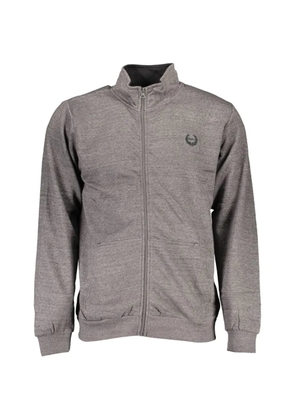 Gian Marco Venturi Vintage logo-embroidered zip-up sweatshirts - Grey