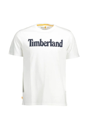Timberland logo-print cotton t-shirt - White
