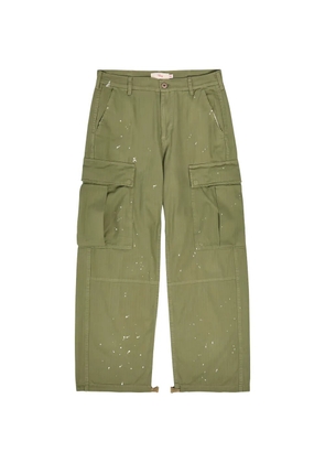 Cherry LA Western painted cargo trousers - Green