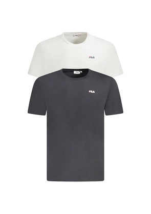 Fila logo-print cotton T-shirt (set of two) - Grey