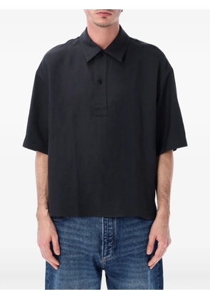 Studio Nicholson short-sleeve polo shirt - Black