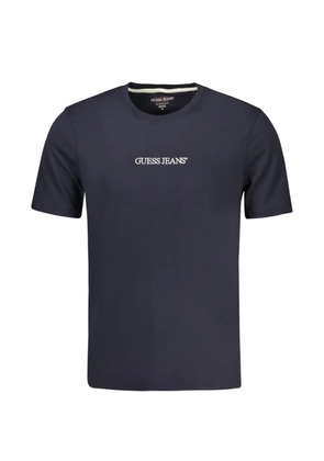 GUESS USA logo-print cotton T-shirt - Blue