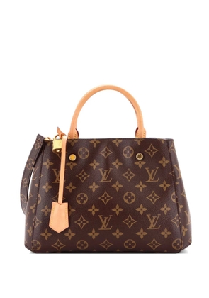 Louis Vuitton Pre-Owned Montaigne Handbag Monogram Canvas BB satchel - Brown