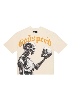 GODSPEED Mankind vs Ai III graphic T-shirt - Neutrals