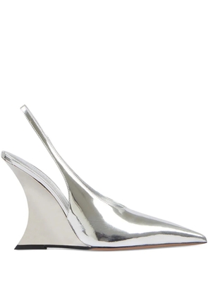 Paris Texas Nina slingback pumps - Silver