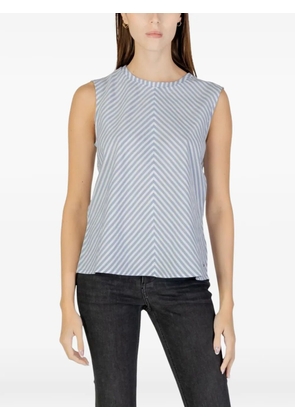 Tommy Jeans chevron-stripe tank top - Blue