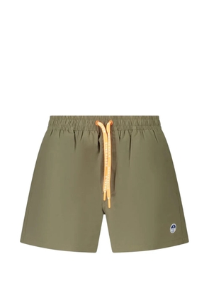 North Sails logo-patch swim shorts - Green