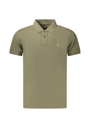 Timberland logo-embroidered piqué polo shirt - Green
