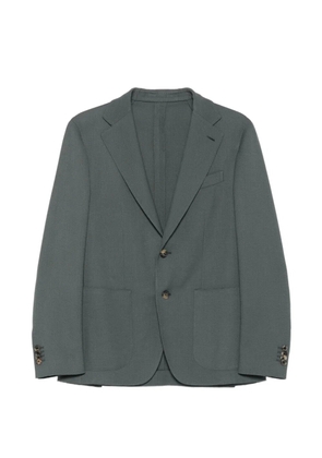 Caruso button-fastening blazer - Green