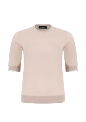 Fabiana Filippi fine-knit T-shirt - Neutrals