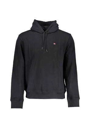 Napapijri Balis logo-patch drawstring hoodie - Blue