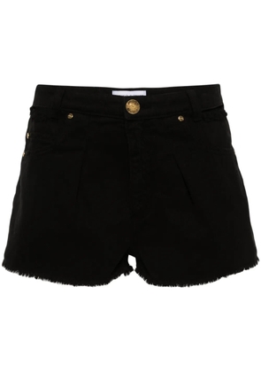 PINKO distress denin shorts - Black