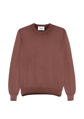 ALPHA STUDIO crewneck jumper - Brown