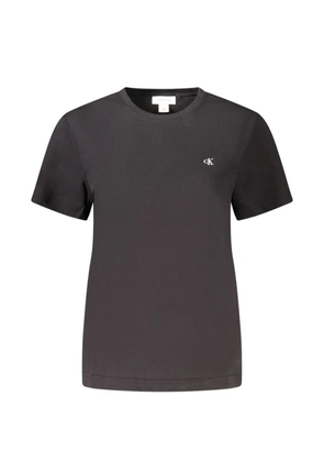Calvin Klein logo-print cotton T-shirt - Black