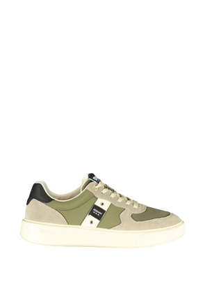 Blauer suede-panelled chunky-sole sneakers - Green