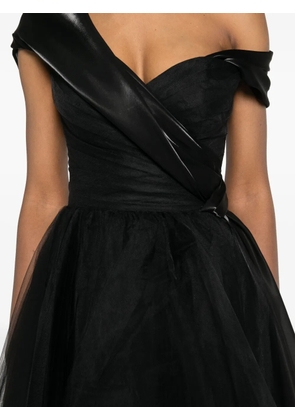 Gemy Maalouf off-shoulder asymmetric dress - Black