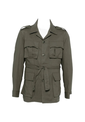 officina sartoriale Zanzibar belted jacket - Green
