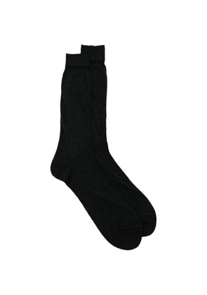 Zegna mid-calf socks - Grey