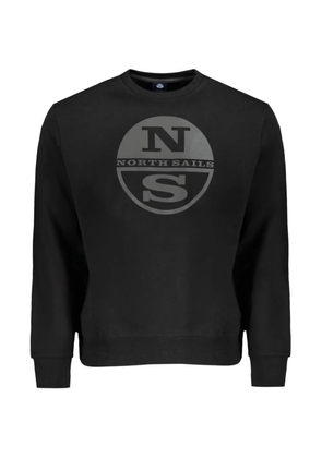 North Sails logo-print crew-neck sweatshirt - Black