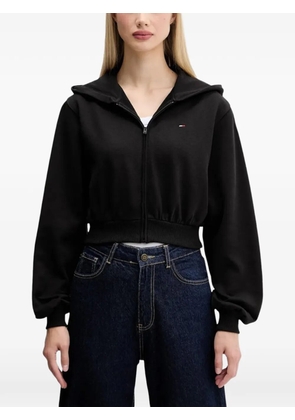 Tommy Jeans zip-up hoodie - Black