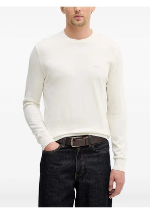 GUESS USA crew-neck logo sweater - Neutrals