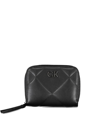 Calvin Klein quilted zip-around wallet - Black