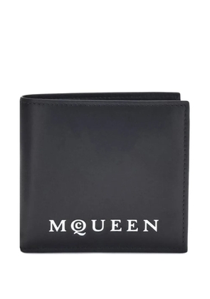Alexander McQueen logo-print bifold wallet - Black