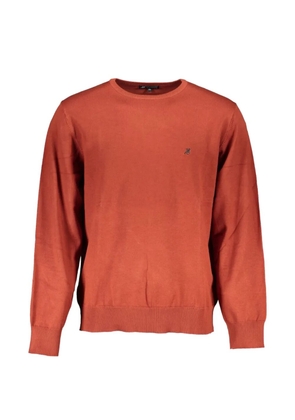U.S. Grand logo-embroidered crew-neck sweater - Orange