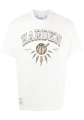 Neil Barrett x James Harden logo-print cotton T-shirt - White