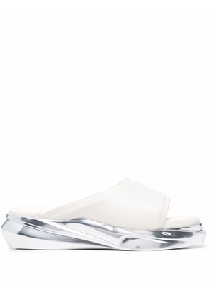 1017 ALYX 9SM metallic-sole slides - Neutrals