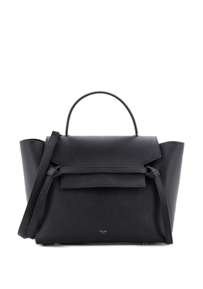Celine Pre-Owned Belt Bag Textured Leather Micro satchel - Black
